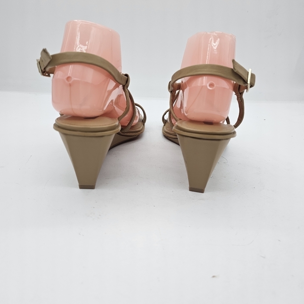 Caslon Paola Wedge Sandals Tan Camel Size 9.5 - Picture 3 of 12